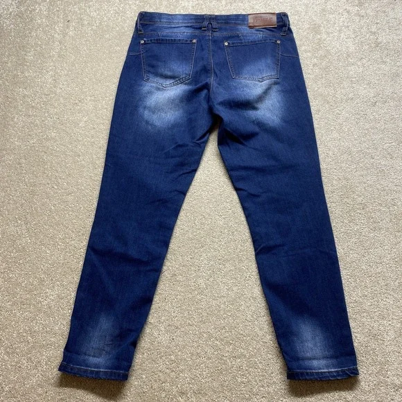 Hydraulic Jeans Womens 11 Blue Ankle Skinny Hydra Lift‎ Stretch Mid Rise Pants - Picture 9 of 11